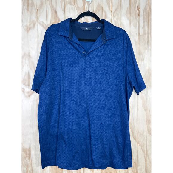 Hart Schaffner Marx Blue Polo Shirt - Men's Size XL - Picture 1 of 6